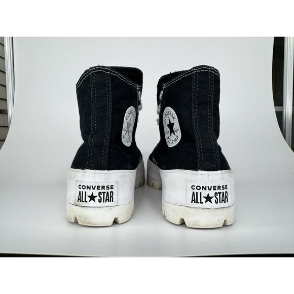 Converse Chuck Taylor All Star Lugged High Top Canvas Womens Sneakers 8.5 Black - Picture 5 of 14